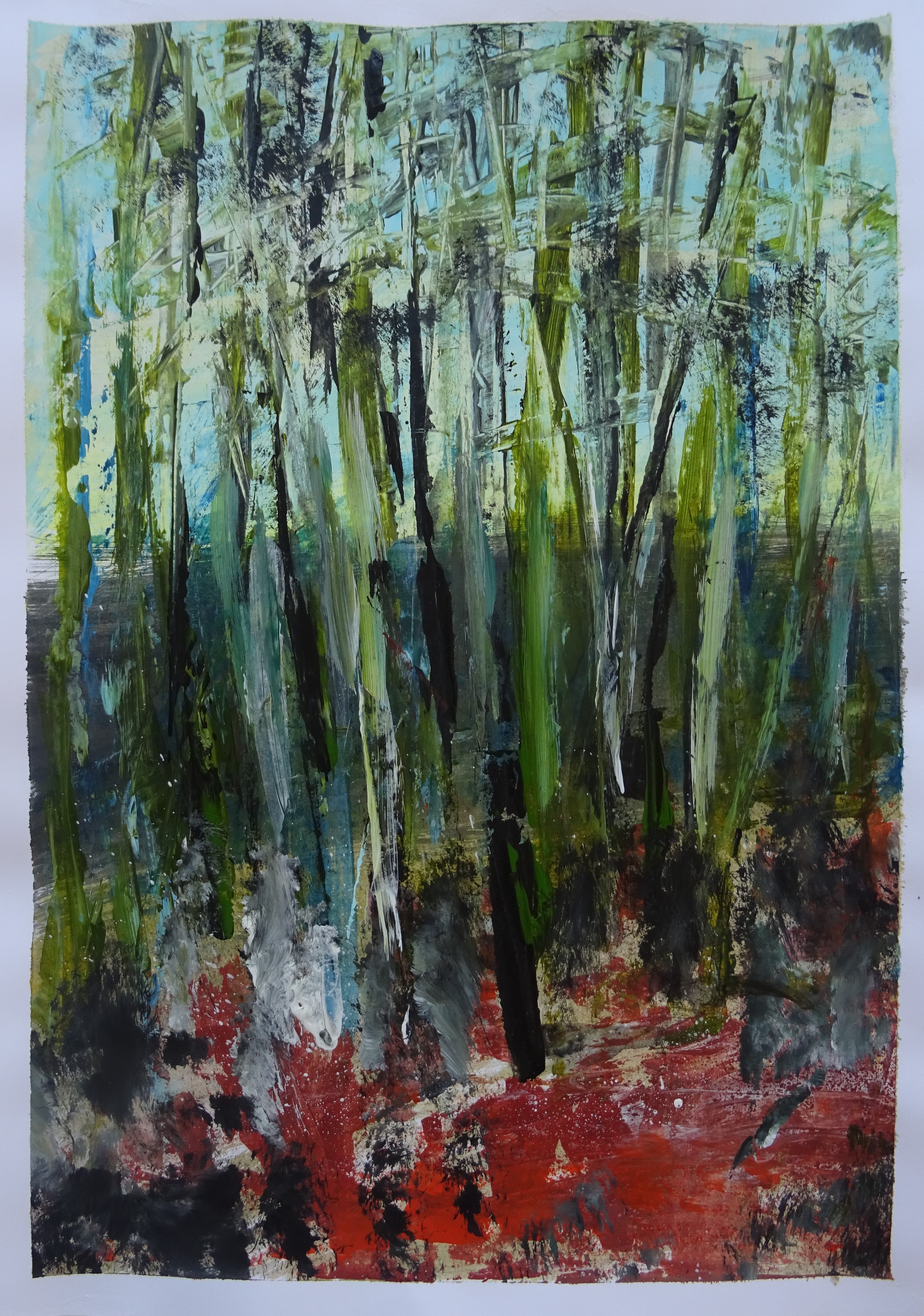 Bild von Franziska Morgner-Fanderl - Serie Waldbilder, Januar 1